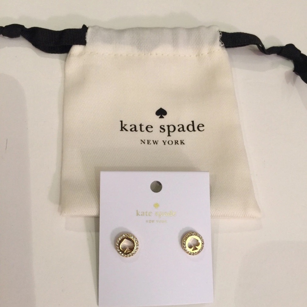 NWT Kate Spade Spot The Spade Earrings